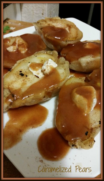 caramelized-pears